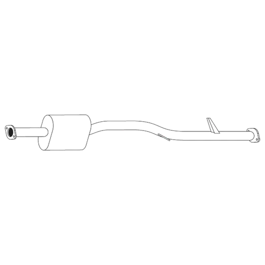 Unbranded Mufflers Bolt on for Mitsubishi Triton 1996 2006 product image