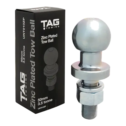TAG Zinc Plated Tow Ball - 50mm, 3.5 tonne product image