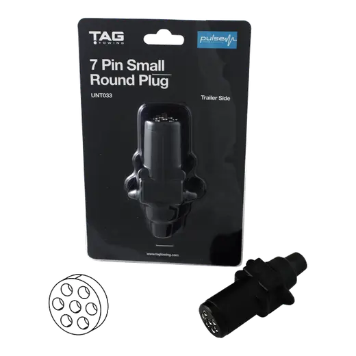 TAG 7 Pin Small Round Plug (Trailer Side) product image