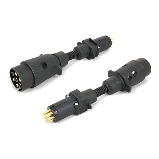 TAG Trailer Adapter - 7 Pin Large Round Plug to 7 Pin Small Round Sock product image