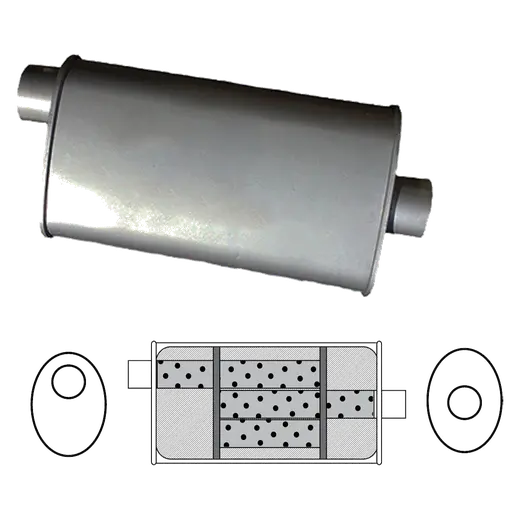 10" x 4" Oval, 20" Long, 2 1/4", O/C, T Flow, Mild product image