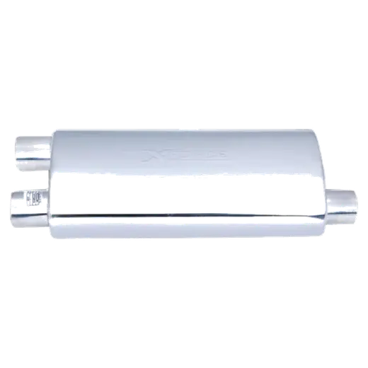 X Force Universal Muffler 3IN Single Side in Dual Side OUT 6IN X 10IN Oval Muffl product image