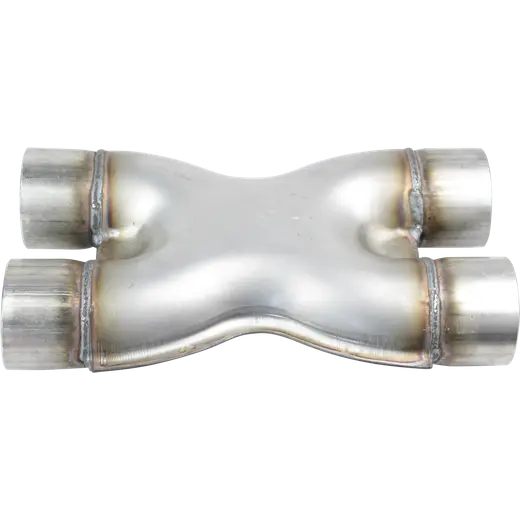 X Pipe Twin 63MM2 1 2 409 Stainless product image