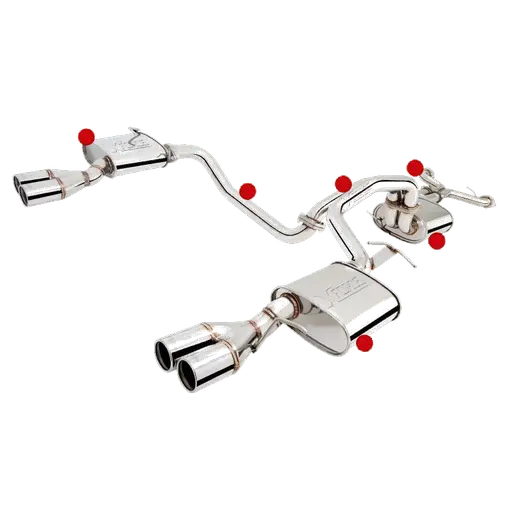Xforce Exhaust for Ford Falcon BF GT Dual CAT Back System product image