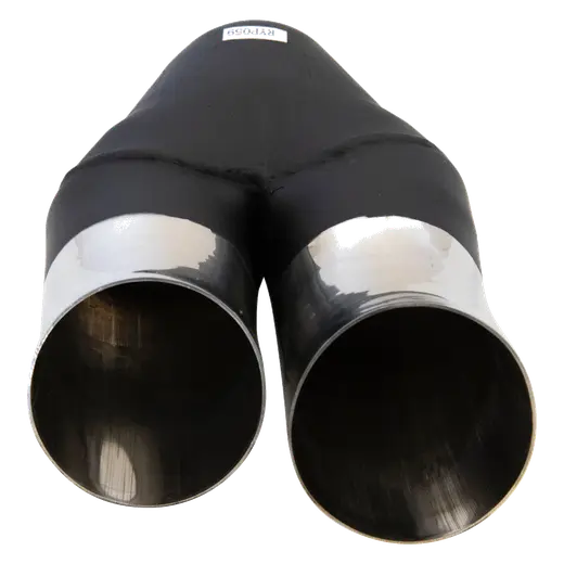 Y Piece DPR 2 1 4 in 2 X 3 OUT 9 Long REDBACK304 SS product image