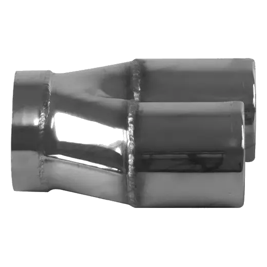Y Piece Stepped Double Walled Straight CUT in 3 1 2 OUT 3 1 2 L 10 product image