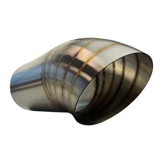 Redback Exhaust 3" 3.5" &amp; 4" Pie Cut Dump Tip – TIG Welded Lobster Sty product image