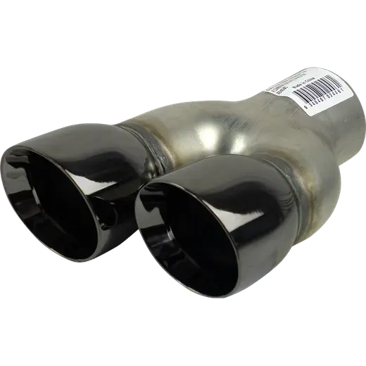 Dual 3" Right Hand Exhaust Tip with Black Chrome product image